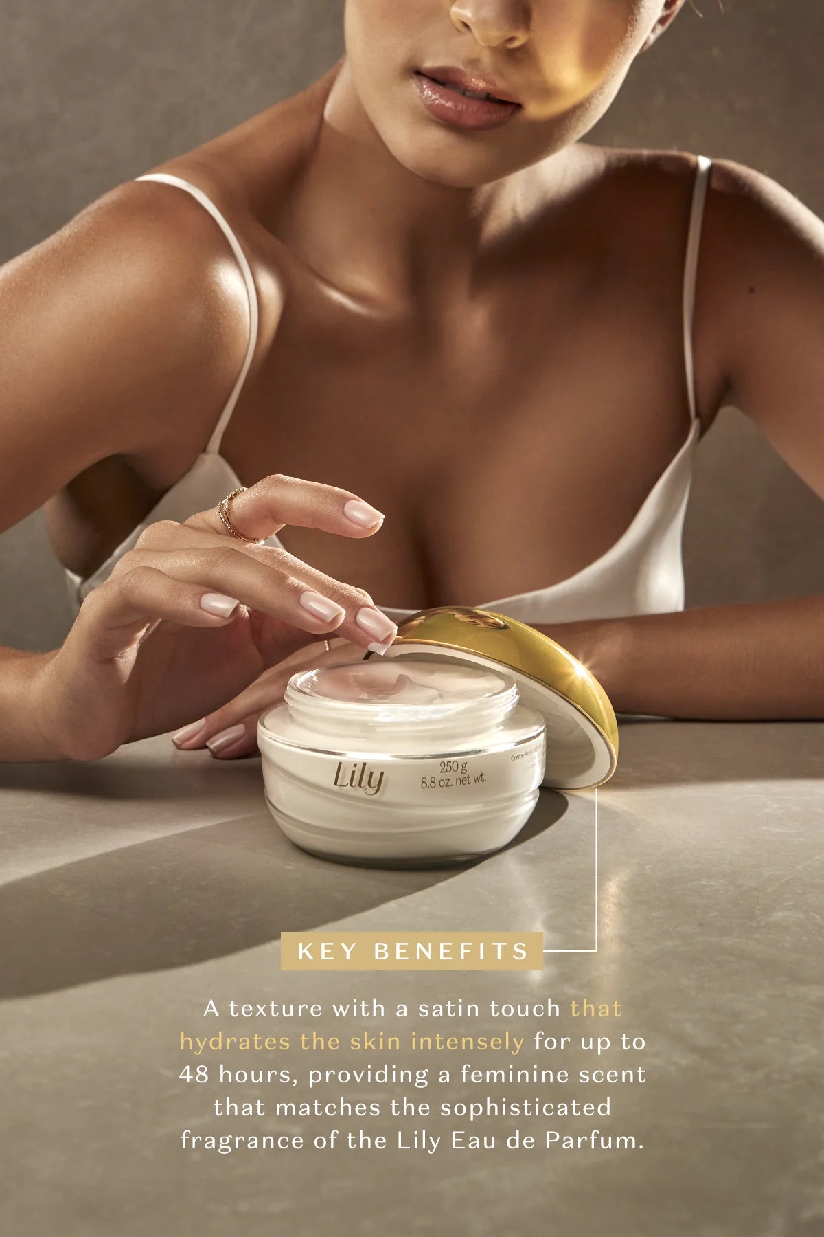 LILY SATIN BODY CREAM - 250G