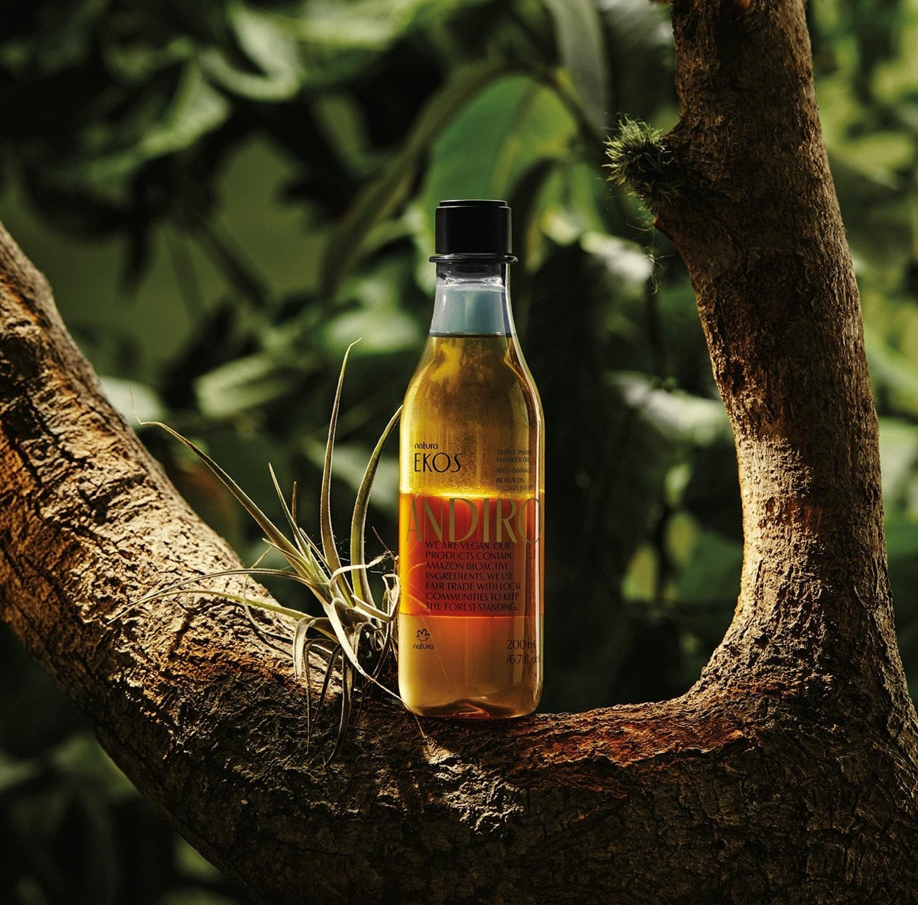 EKOS ANDIROBA TRIPLE PHASE SHOWER OIL - 200ML