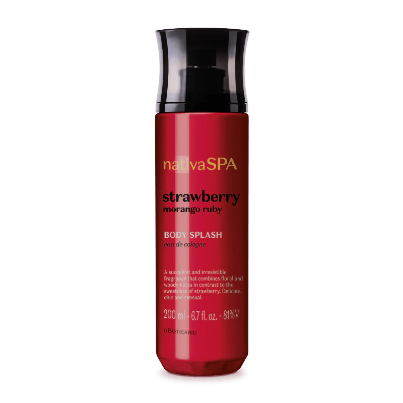 NATIVA SPA STRAWBERRY BODY SPLASH - 200ML