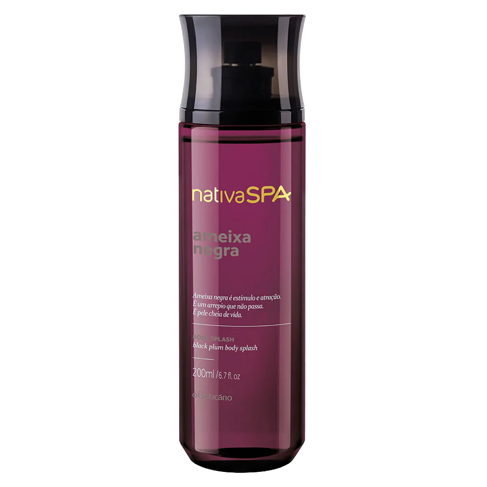 NATIVA SPA BLACK PLUM BODY SPLASH - 200ML