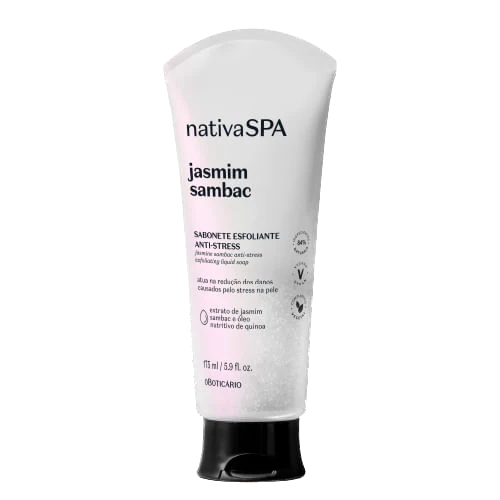 NATIVA SPA JASMINE SAMBAC EXFOLIATING SHOWER GEL - 175ML