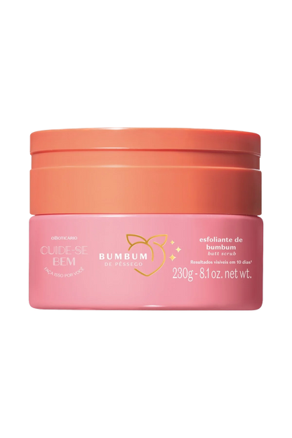 CUIDE-SE BEM PEACH "BUMBUM" SCRUB - LIMITED EDITION - 230G