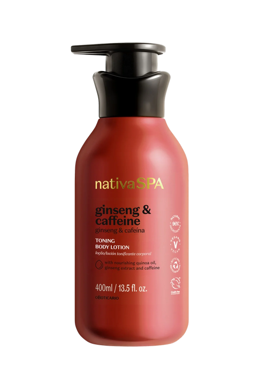 NATIVA SPA GINSENG & CAFFEINE TONING BODY LOTION - 400ML