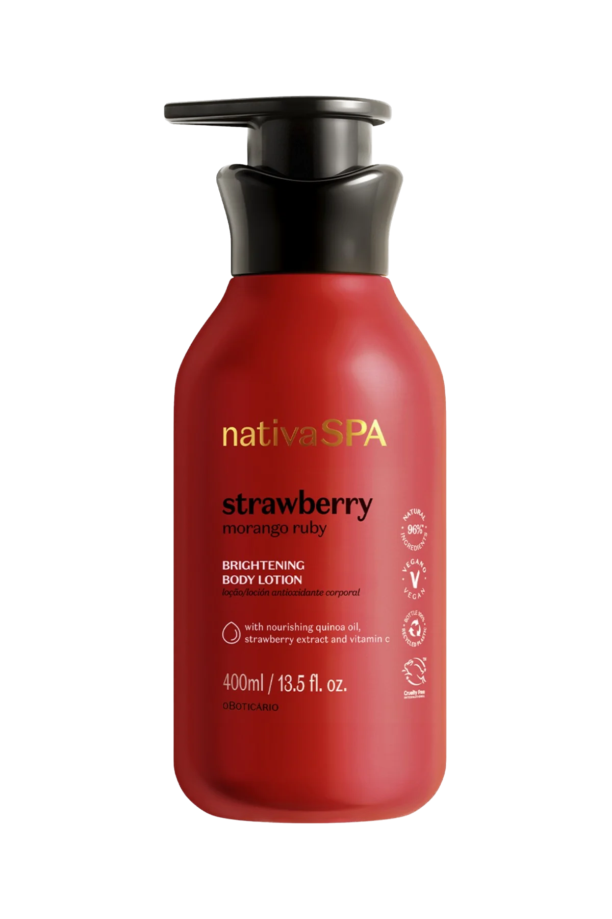 NATIVA SPA STRAWBERRY BODY LOTION - 400ML