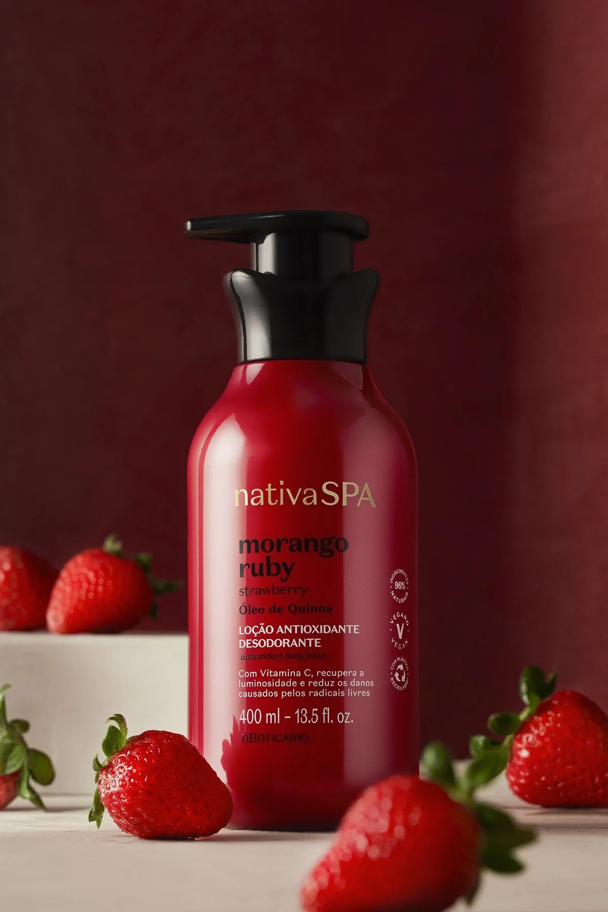 NATIVA SPA STRAWBERRY BODY LOTION - 400ML