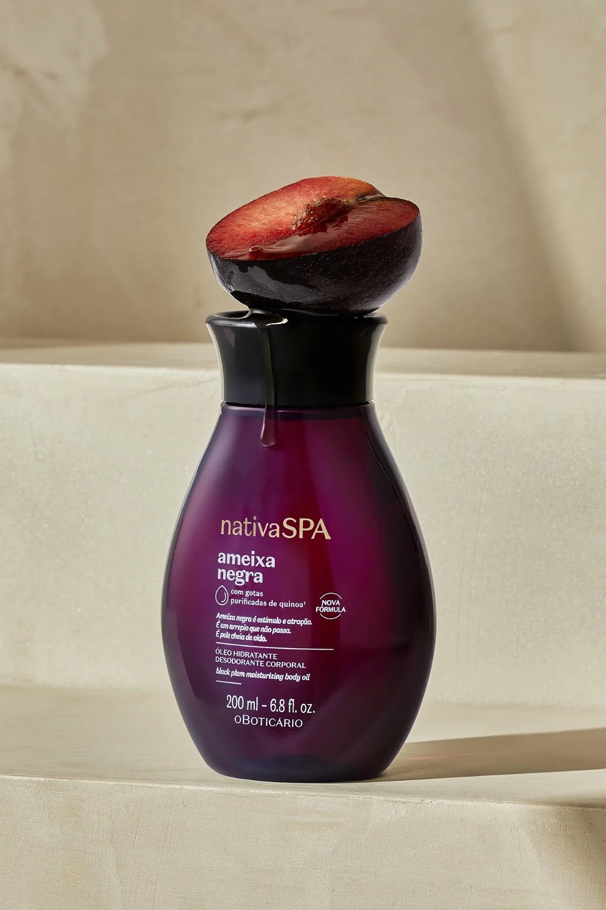 NATIVA SPA BLACK PLUM BODY OIL - 200ML