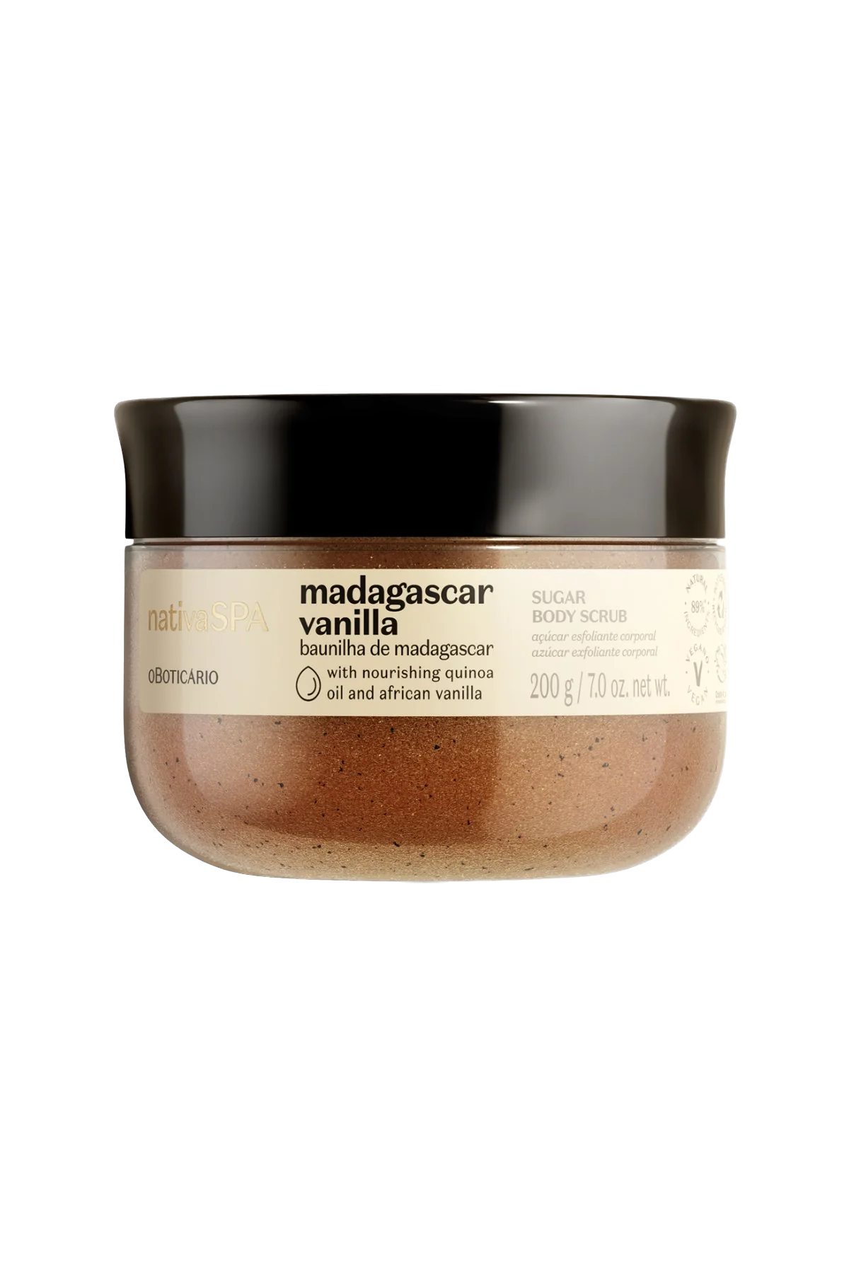 NATIVA SPA MADAGASCAR VANILLA SOOTHING BODY SCRUB - 200G