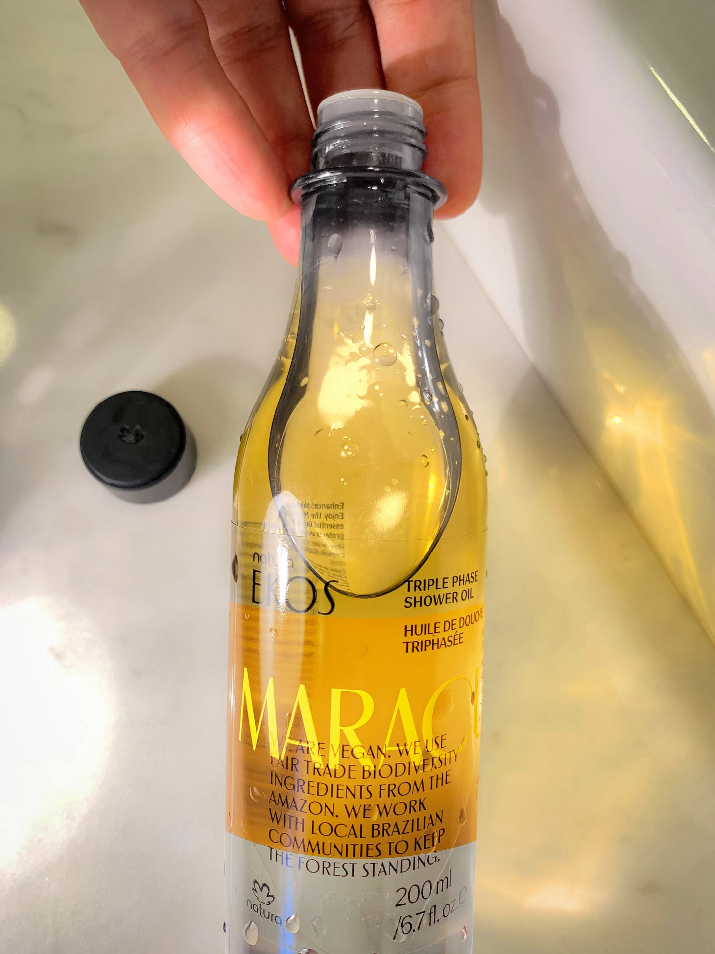 EKOS MARACUJA TRIPLE PHASE SHOWER OIL - 200ML