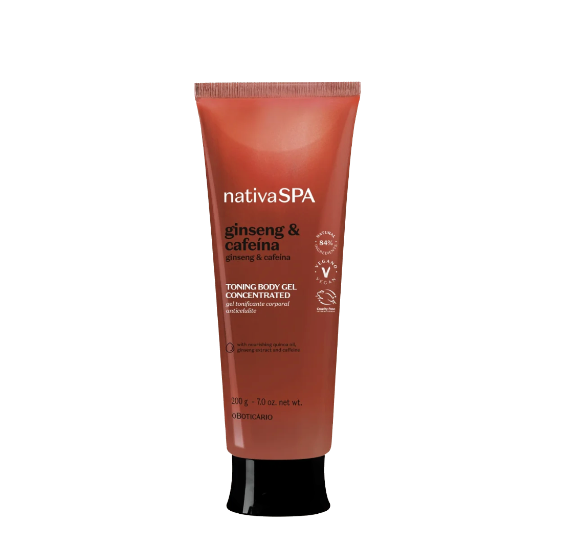 NATIVA SPA GINSENG & CAFFEINE TONING BODY GEL - 200ML