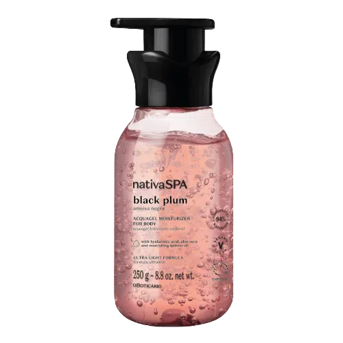 NATIVA SPA BLACK PLUM AQUAGEL BODY MOITURIZER - 250ML