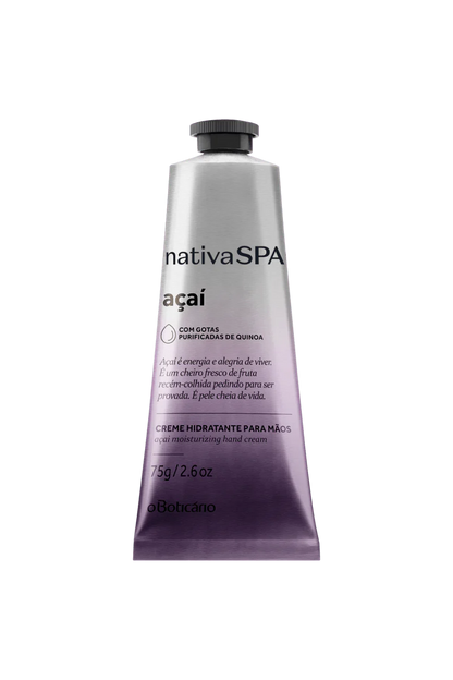 NATIVA SPA AÇAÍ MOISTURIZING HAND CREAM - 75G