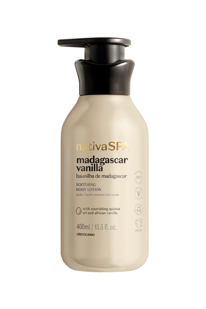 NATIVA SPA MADAGASCAR VANILLA SOOTHING BODY LOTION - 400ML