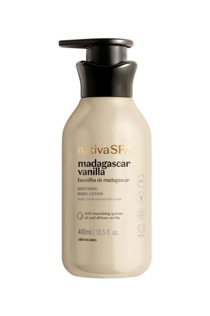 NATIVA SPA MADAGASCAR VANILLA SOOTHING BODY LOTION - 400ML