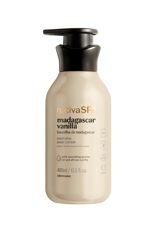 NATIVA SPA MADAGASCAR VANILLA SOOTHING BODY LOTION - 400ML